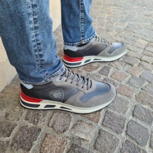 BLAUER - Sneaker suede - immagine 4