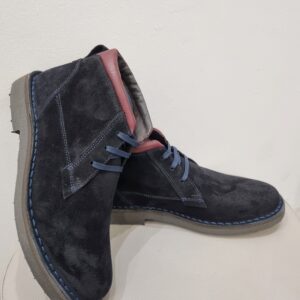 CAFèNOIR - Tronchetti allacciati in pelle scamosciata