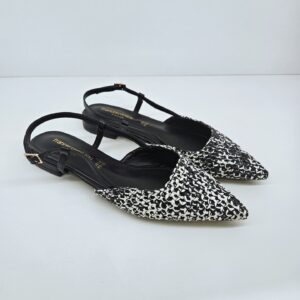 FRANCESCO MILANO - Decollet&egrave; basse lavorate black&white