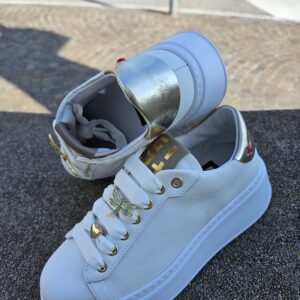 GIO+ - Sneaker in pelle con charm libellula - immagine 10