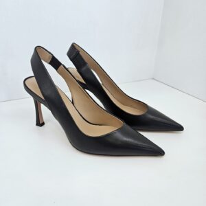 CAF&egrave;NOIR - d&eacute;coll&eacute;t&eacute; in pelle aperte dietro