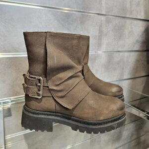 CAF&egrave;NOIR - tronchetti risvolta in nabuk t.moro