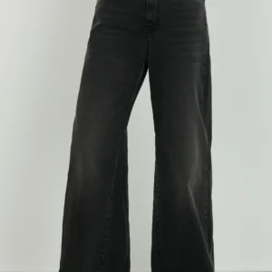 RELISH - Panta DAKOTA_30 vita alta 5 ts wild fit denim black