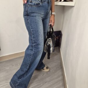 RELISH- Jeans strass ELLELONG