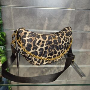 TWINSET - Borsa hobo a stampa animalier